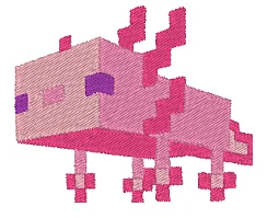 Axolotl rose minecraft