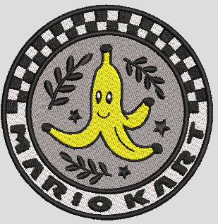 Badge Mario Kart Banane