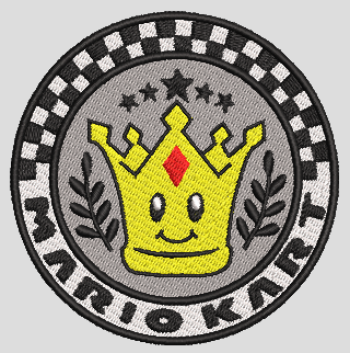 Badge Mario kart Couronne