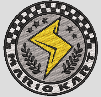 Badge Mario kart Eclair
