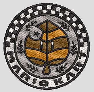 Badge Mario kart Feuille