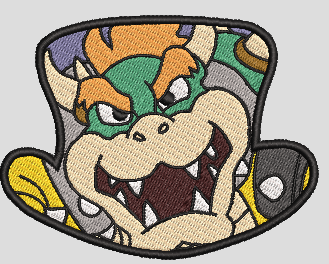 Ecusson Bowser
