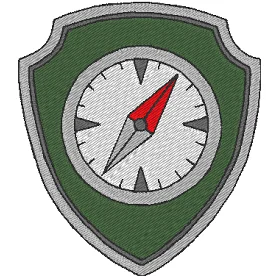 Ecusson Tracker - Pat patrouille