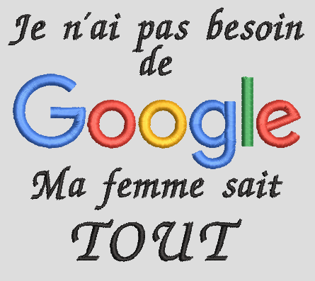 Google ma femme sait tout