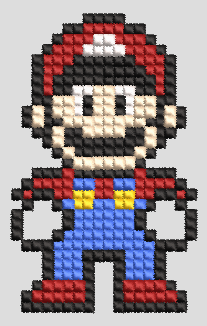 Mario pixel