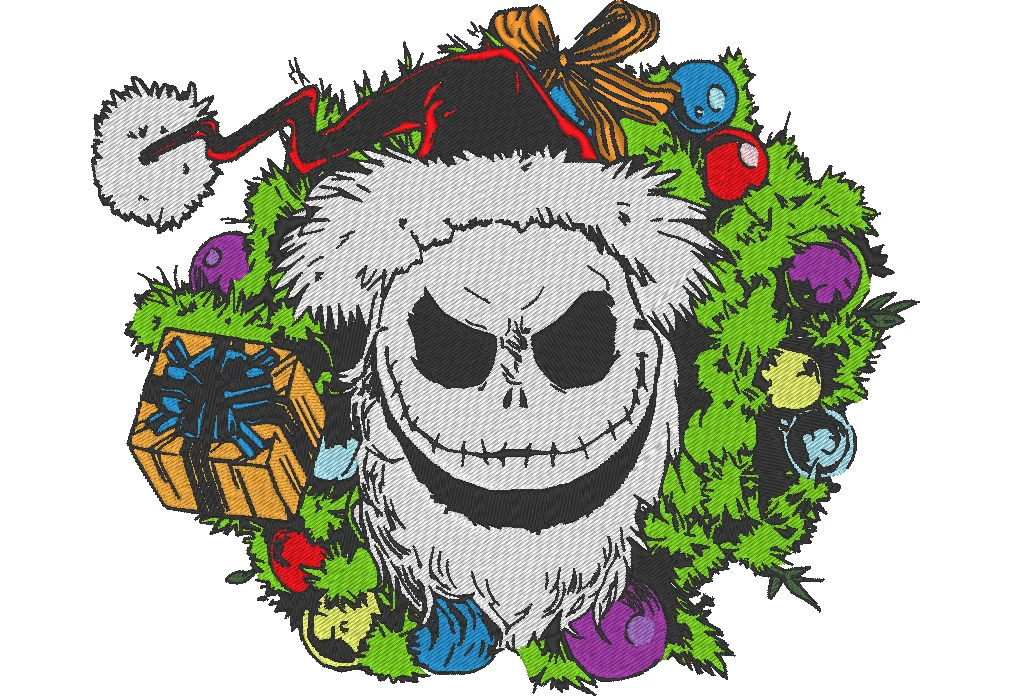 Mr Jack couronne de noel