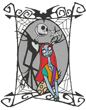 Mr Jack et Sally cadre