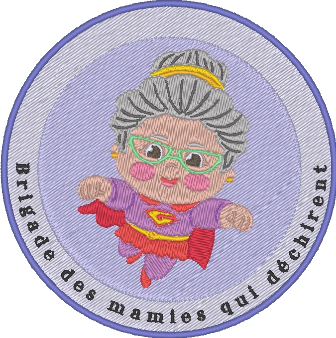 Écusson - brigade des mamies